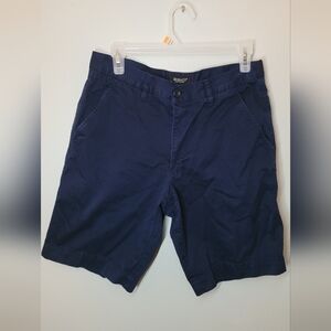 Mens size 31 waist mobaco cotton classic short - navy blue